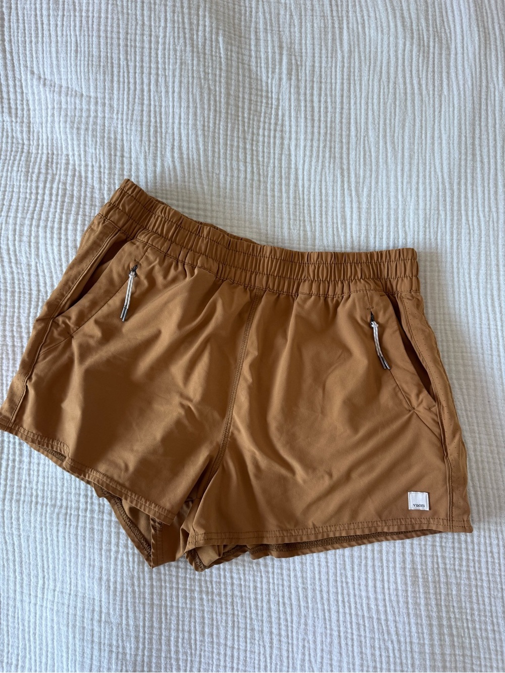 Women’s Vuori Athletic Shorts in Mustard Yellow - Comfortable Activewear